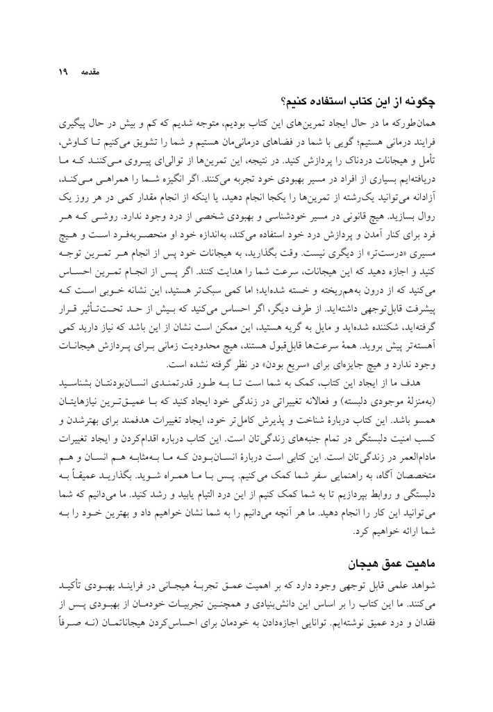 کتاب کار هیجان مدار برای شکست ارتباط - صفحه 9