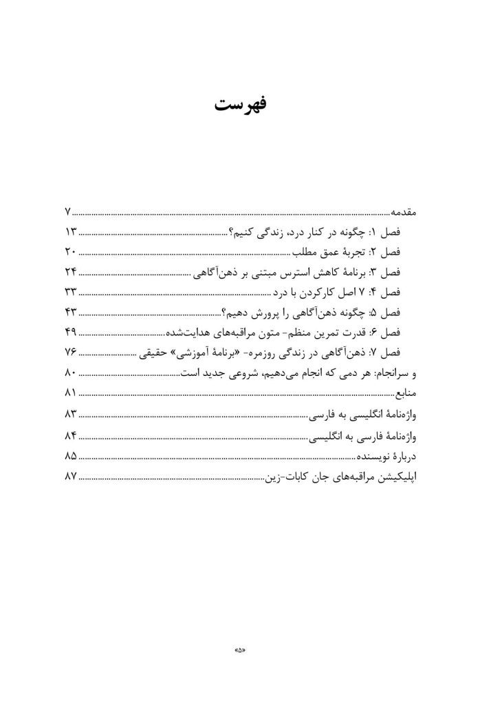 مراقبه ذهن آگاهی برای تسکین درد - صفحه 2