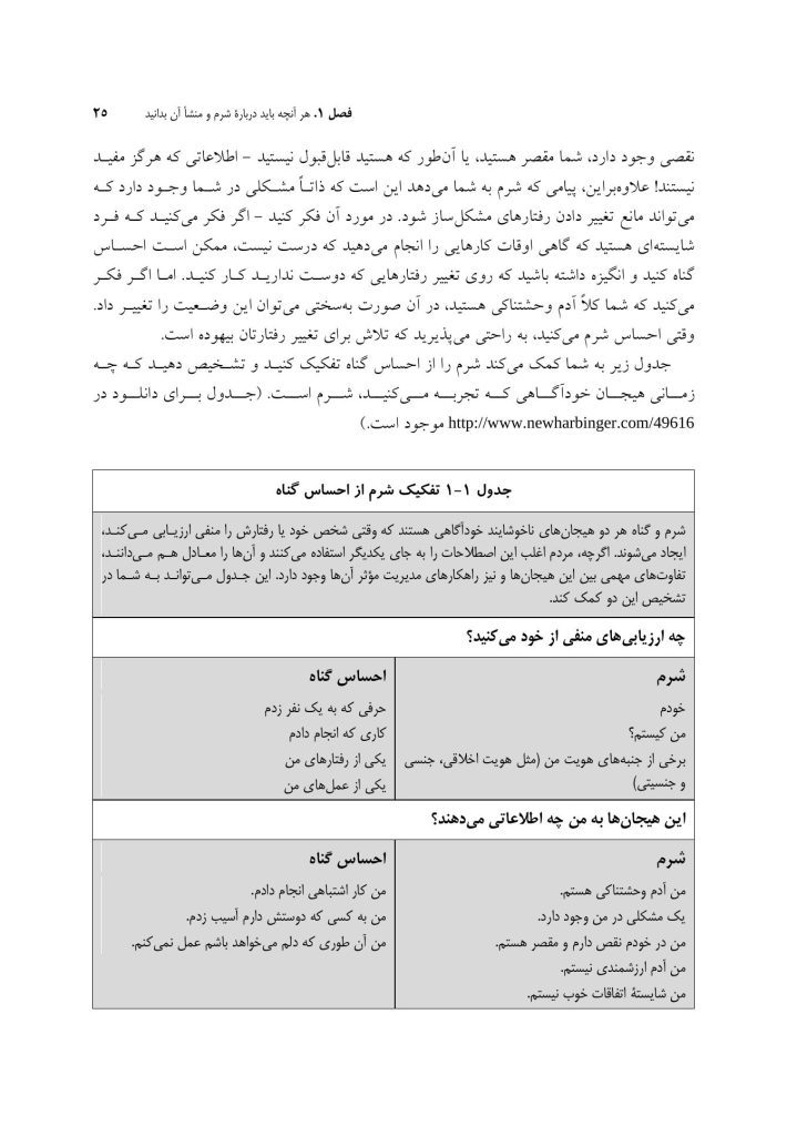کتاب کار مهارت های رفتار درمانی دیالکتیکی (DBT) برای شرم - صفحه 17
