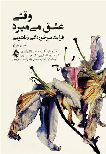 جلد کتاب وقتی عشق میمیرد