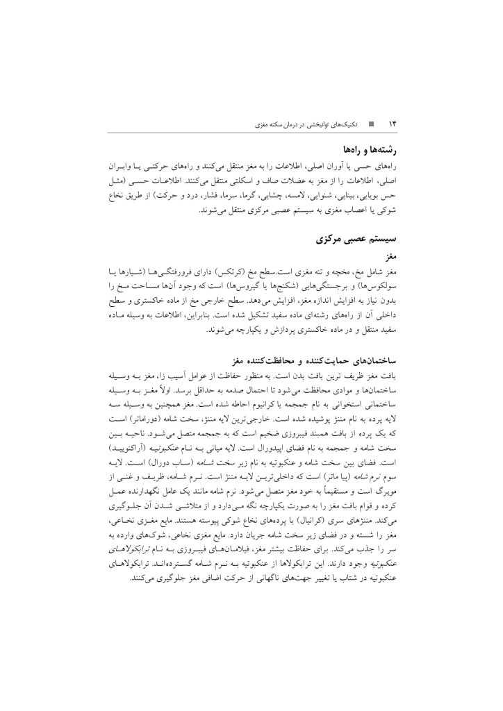 تکنیک های توانبخشی در درمان سکته مغزی - صفحه 11