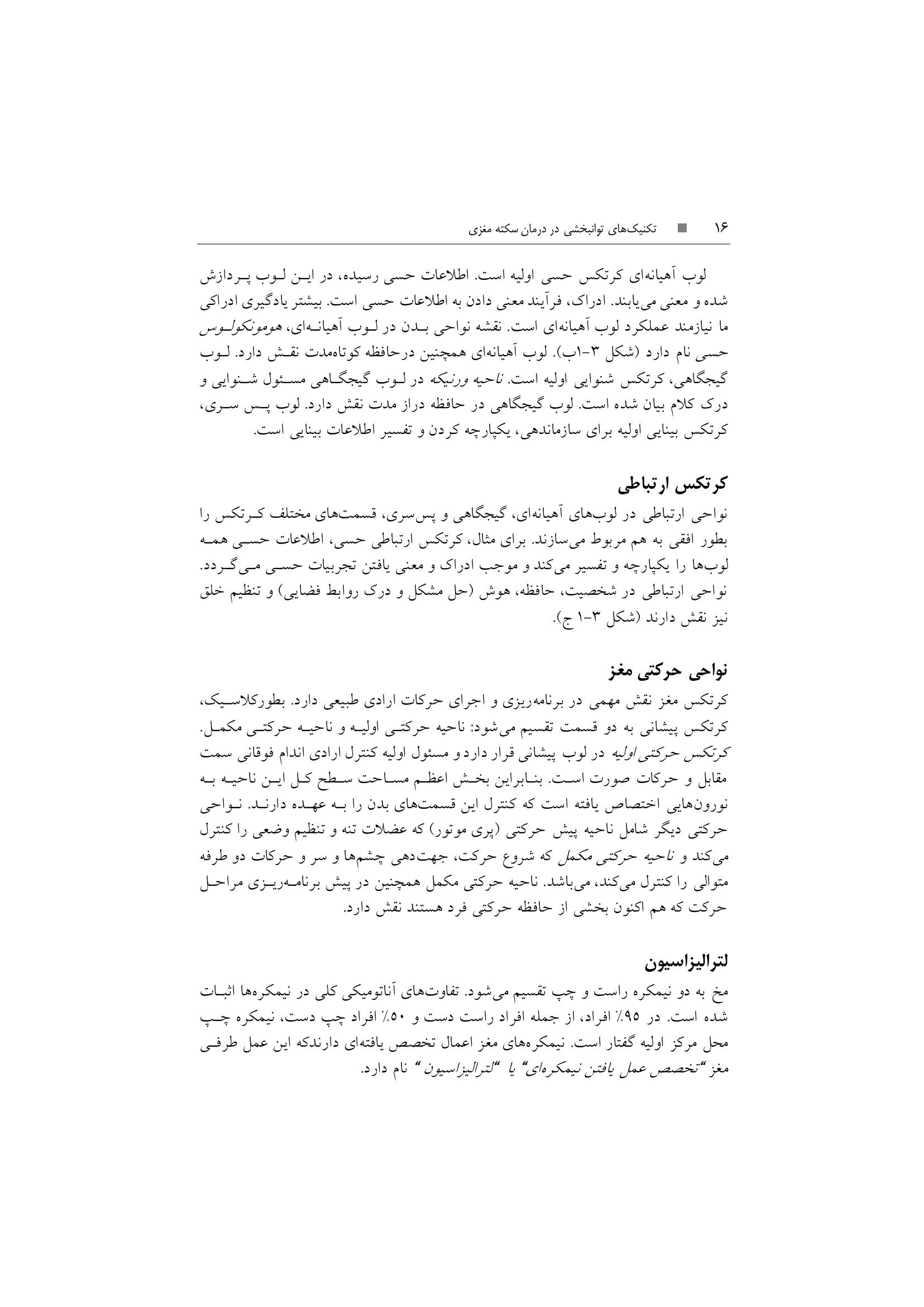 تکنیک های توانبخشی در درمان سکته مغزی - صفحه 13