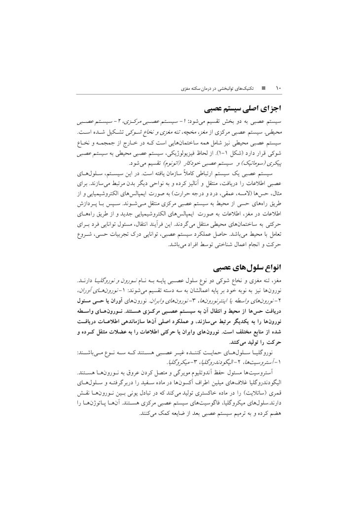 تکنیک های توانبخشی در درمان سکته مغزی - صفحه 7