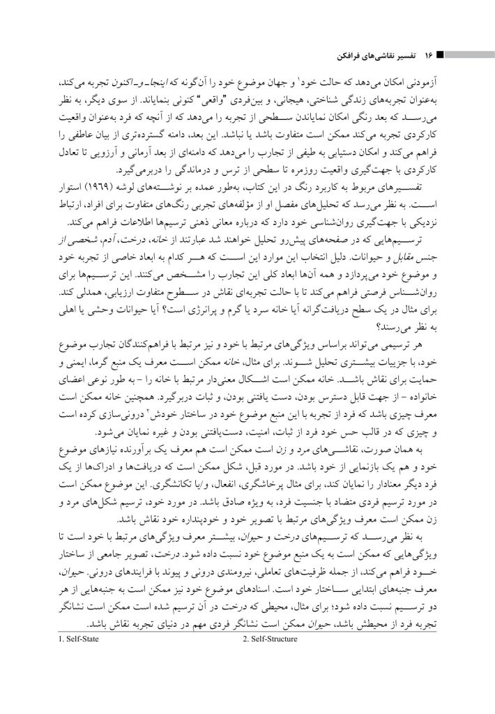 تفسیر نقاشی های فرافکن - صفحه 16