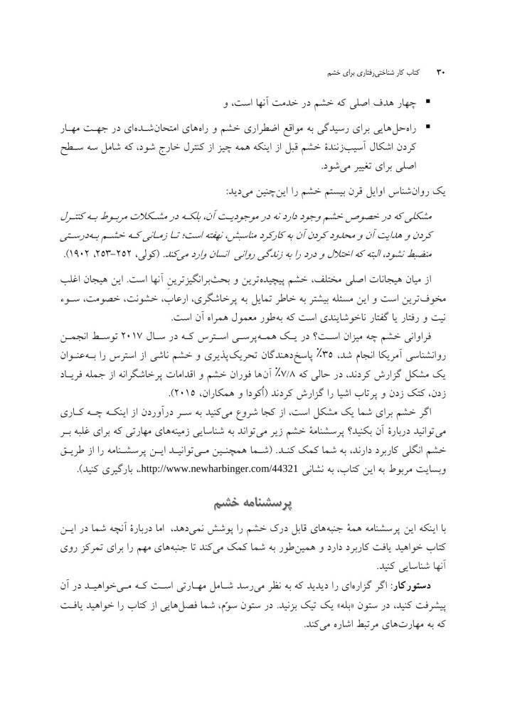 کتاب کار شناختیرفتاری برای خشم - صفحه 16
