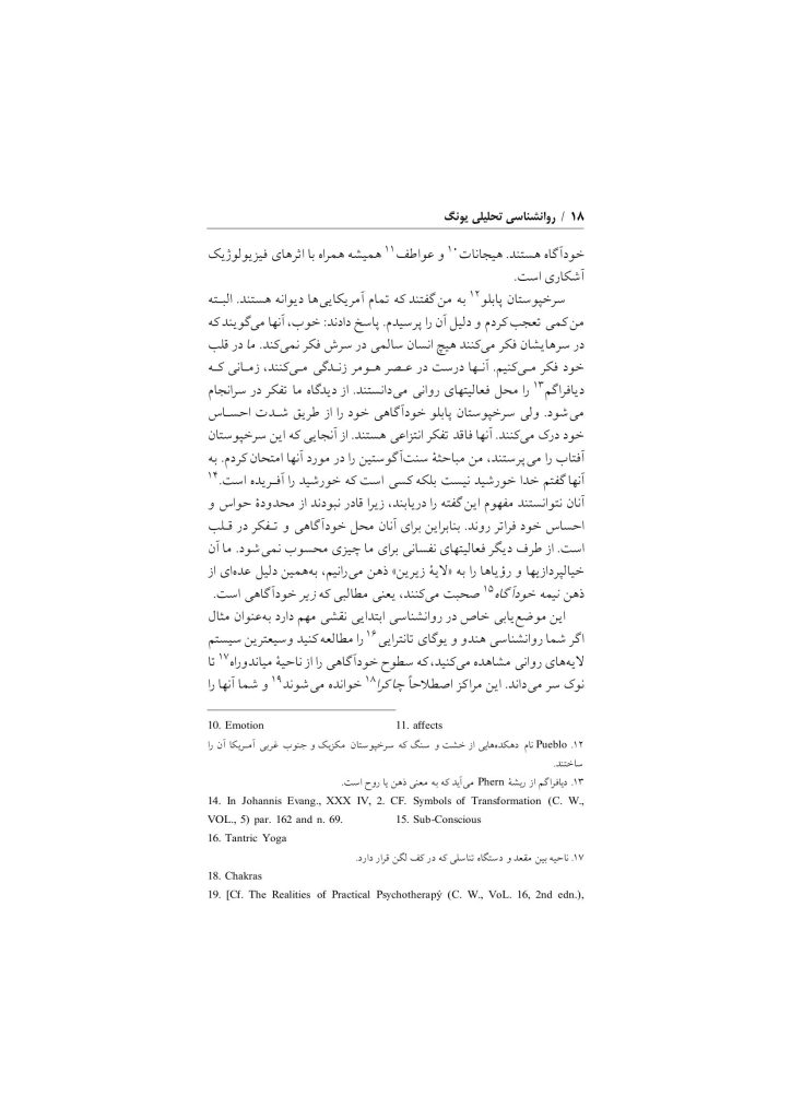 اصول نظری و شیوه روانشناسی تحلیلی یونگ - صفحه 17