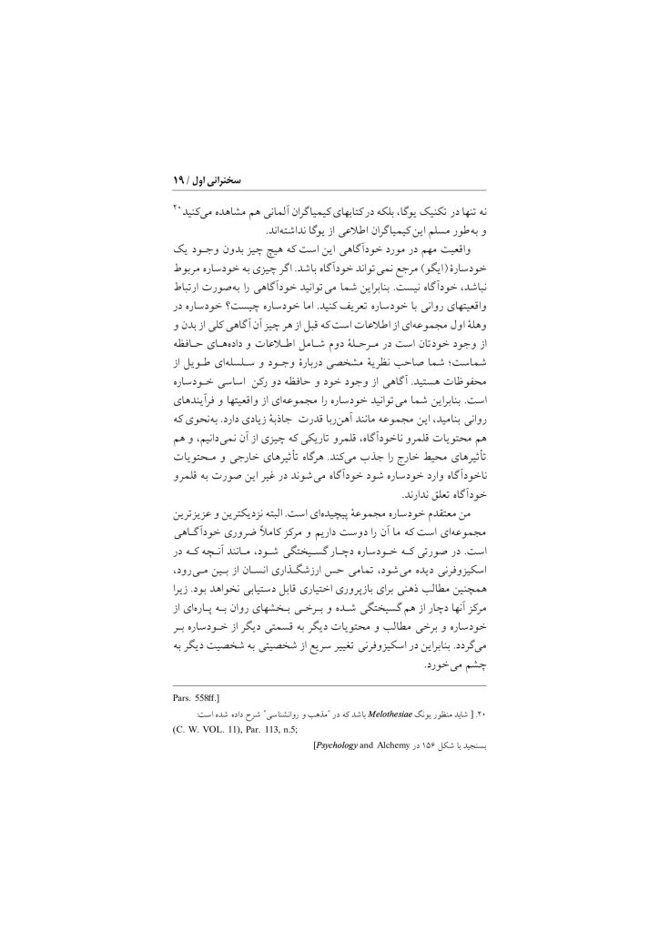 اصول نظری و شیوه روانشناسی تحلیلی یونگ - صفحه 18