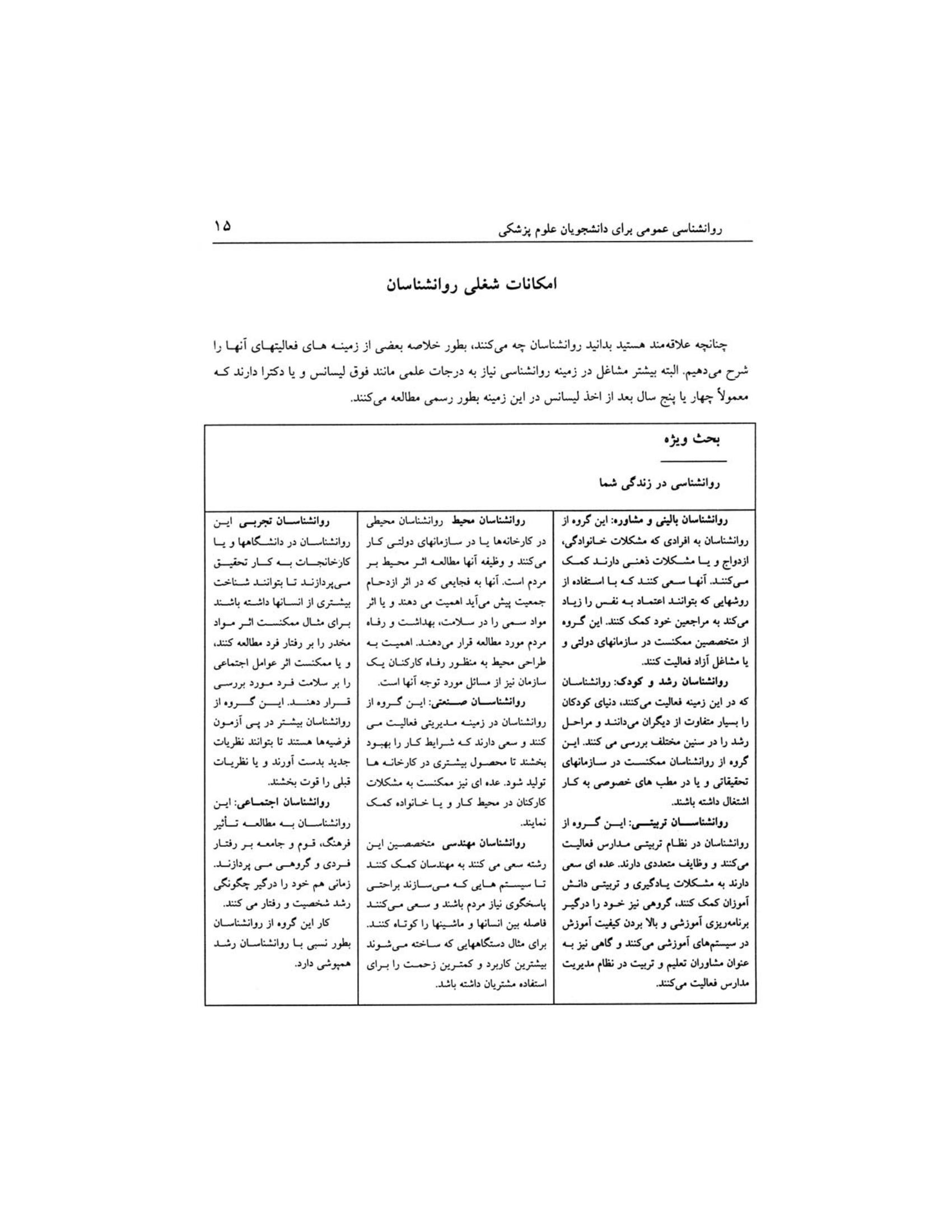 روانشناسی عمومی برای دانشجویان پزشکی - صفحه 14